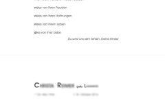 Trauerkarten Innenansicht layout links - Nr. 05