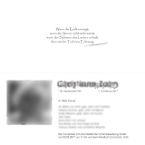 Trauerkarten Innenansicht layout mit Foto - Nr. 09