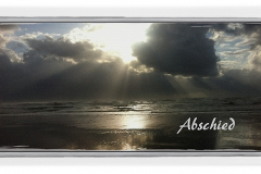 Trauerkarten Trauerkarte Motiv Strand Sonnenuntergang