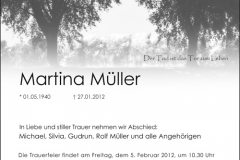 Traueranzeige Motiv A 015 BA - Bäume, Baum