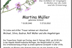 Traueranzeige Motiv A 024 BL - Kirschblüte