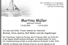 Traueranzeige Motiv A 015 BO - Segelboot, segeln, Boot