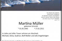 Traueranzeige Motiv A 018 ME - Wellen, Meer, Strand, Ufer