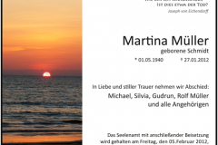 Traueranzeige Motiv A 017 SU Sonne, Sonnenuntergang