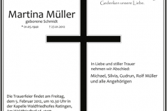 Traueranzeige Motiv A 022 SY - Symbol, Kreuz
