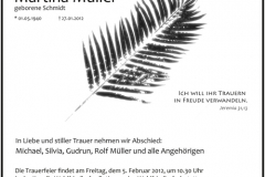 Traueranzeige Motiv A 025 SY - Symbol, Palmenzweig, christlich
