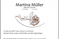 Traueranzeige Motiv A 040 SY - Symbol, Rose gezeichnet