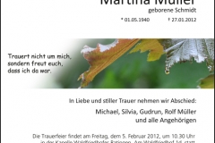 Traueranzeige Motiv A 019 BL - Herbst, Herbstblatt